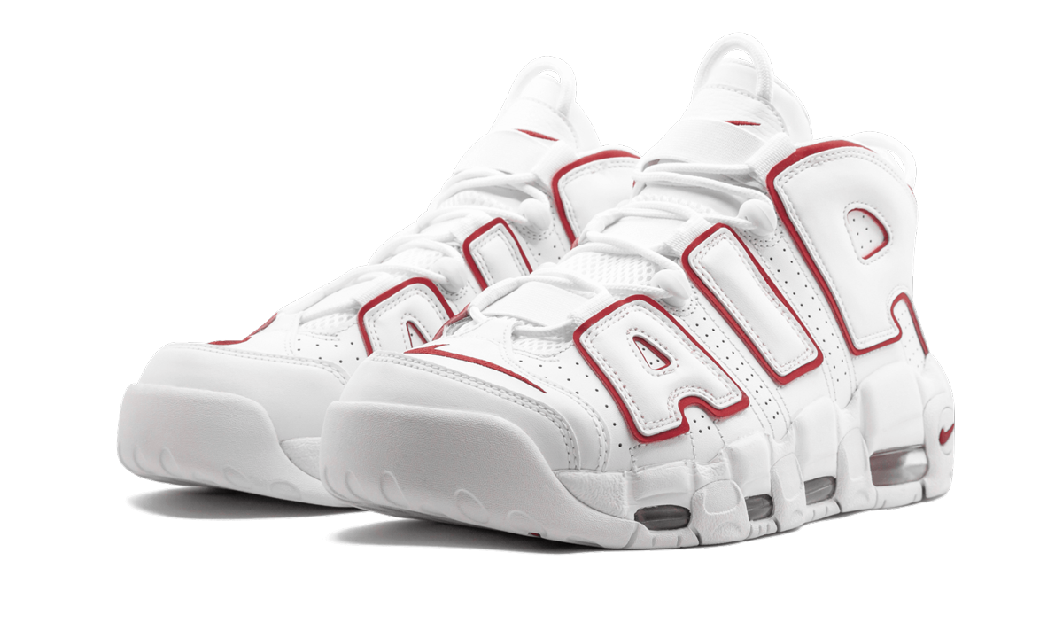 Air More Uptempo '96 "White Varsity Red" 921948 102