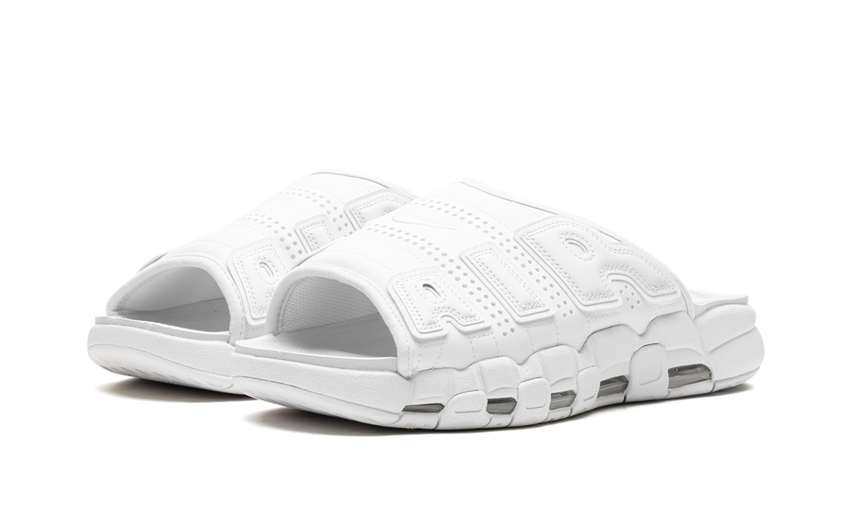 Nike More Uptempo Slide "Triple White" FD9884 101